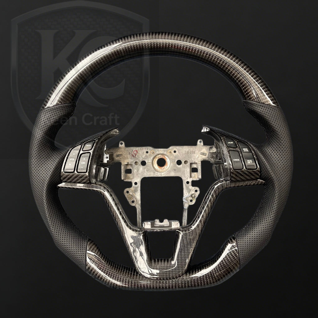 Custom Honda 2007-2011 CRV Carbon Fiber Steering Wheel | Keen Craft