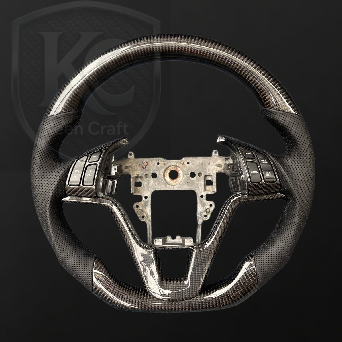 Custom Honda 2007-2011 CRV Carbon Fiber Steering Wheel | Keen Craft