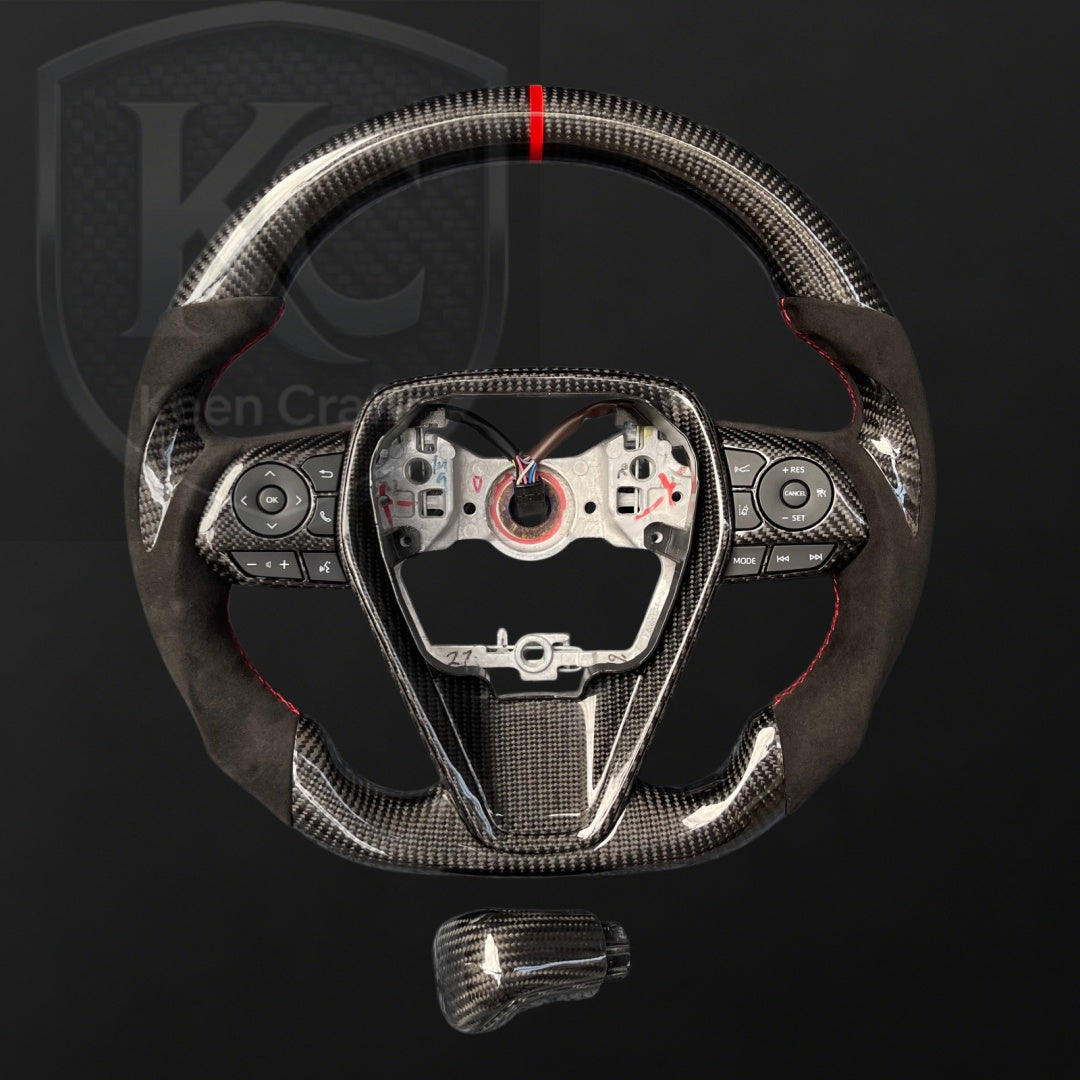 Toyota 2018-2024 Camry Venza Carbon Fiber Steering Wheel | Keen Craft