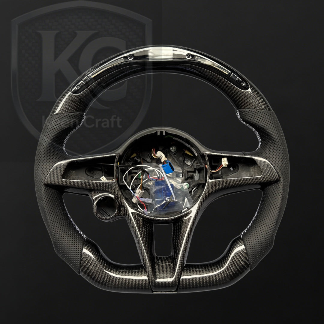 Alfa Romeo Giulia Stelvio 2017-2021 Carbon Fiber Steering Wheel | Keen Craft