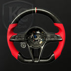 Alfa Romeo Giulia Stelvio 2017-2021 Carbon Fiber Steering Wheel | Keen Craft