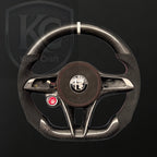 Alfa Romeo Giulia Stelvio 2017-2021 Carbon Fiber Steering Wheel | Keen Craft