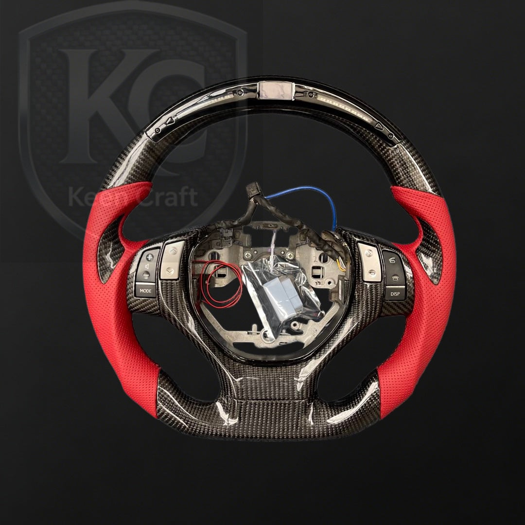 Lexus 2013-2015 GS350 GS450 / ES300 ES350 / RX350 RX450 Carbon Fiber Steering Wheel | Keen Craft