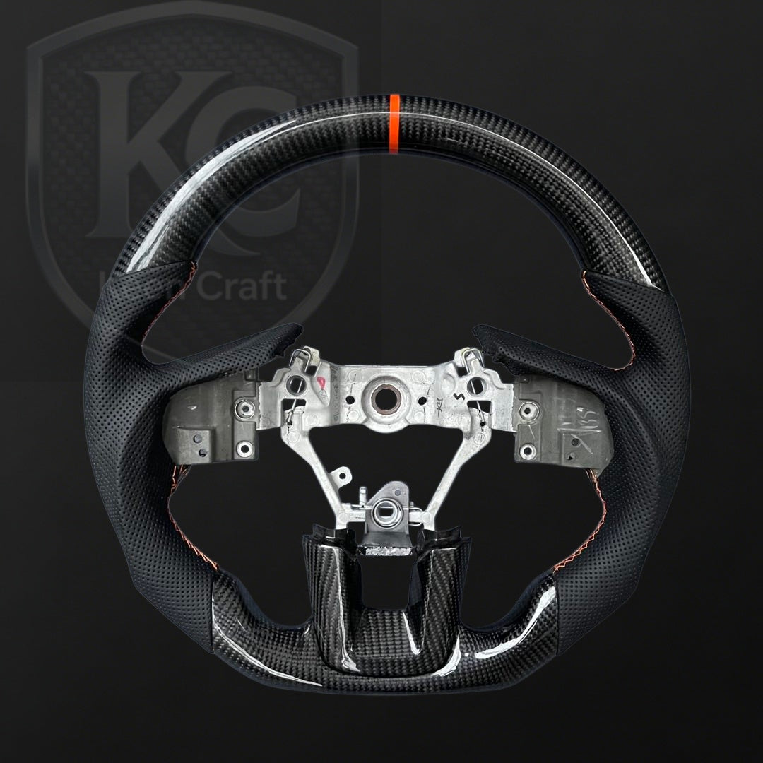Subaru 2015-2018 XV Crosstrek Outback Forester Carbon Fiber Steering Wheel | Keen Craft