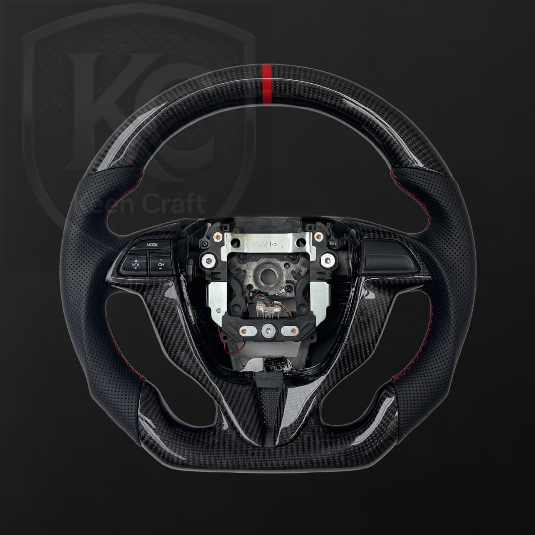 Honda 2008-2012 Accord Coupe Carbon Fiber Steering Wheel  | Keen Craft