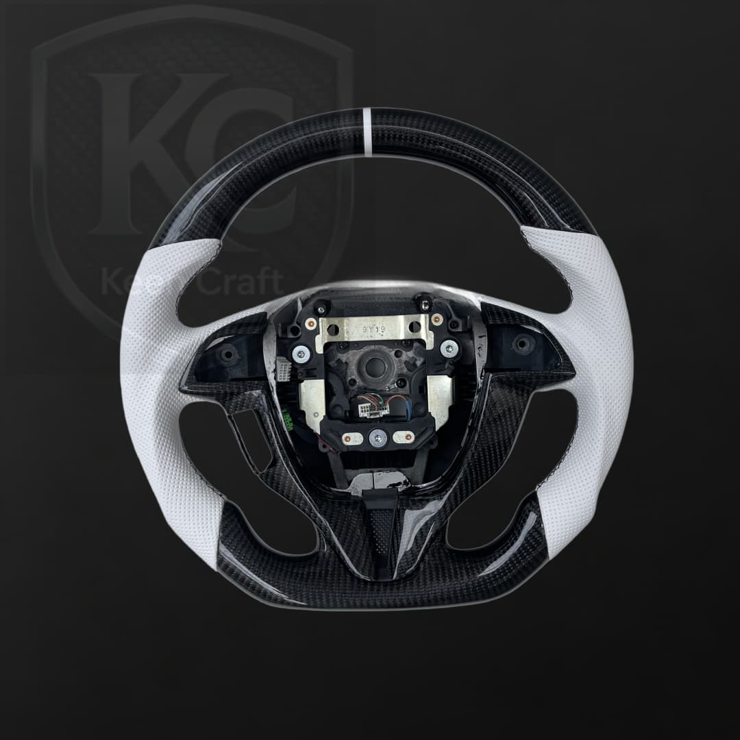 Honda 2008-2012 Accord Coupe Carbon Fiber Steering Wheel  | Keen Craft