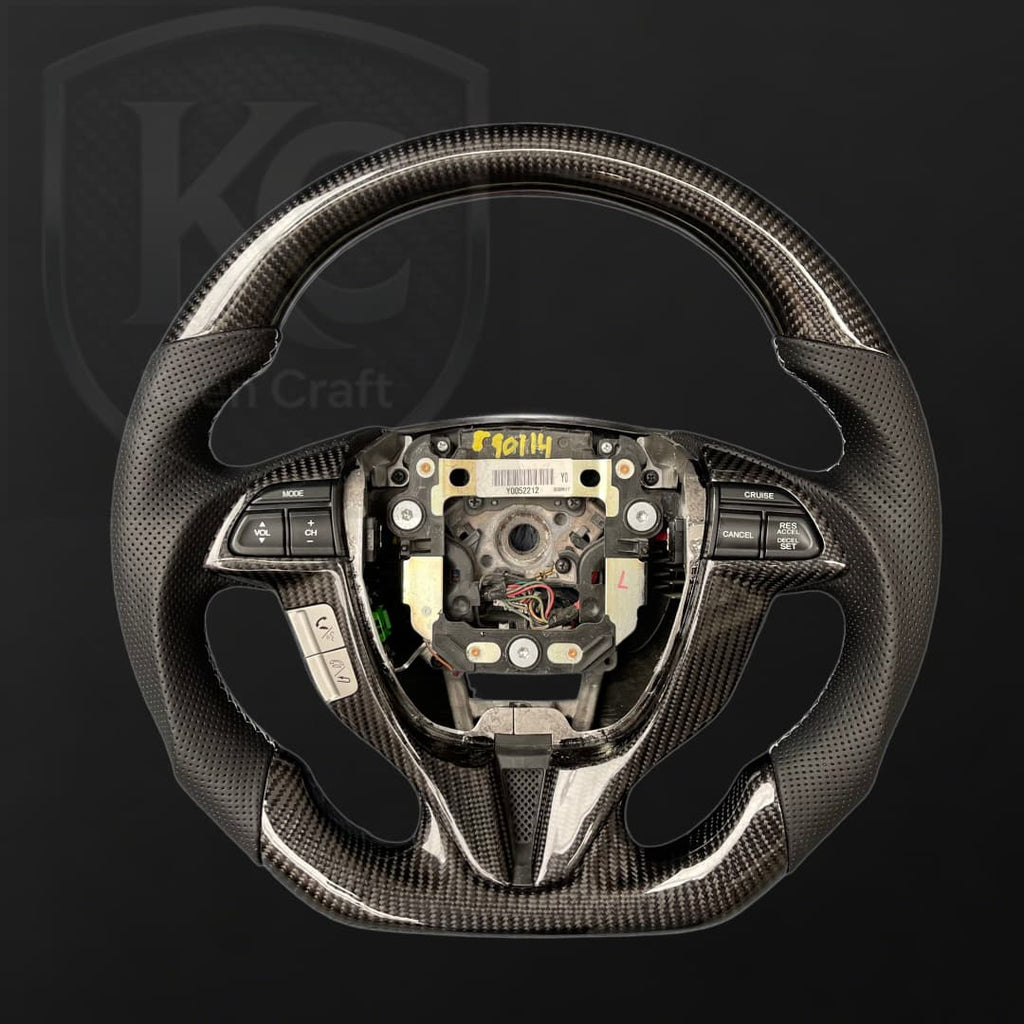 Honda 2008-2012 Accord Coupe Carbon Fiber Steering Wheel  | Keen Craft