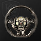 Honda 2008-2012 Accord Coupe Carbon Fiber Steering Wheel  | Keen Craft