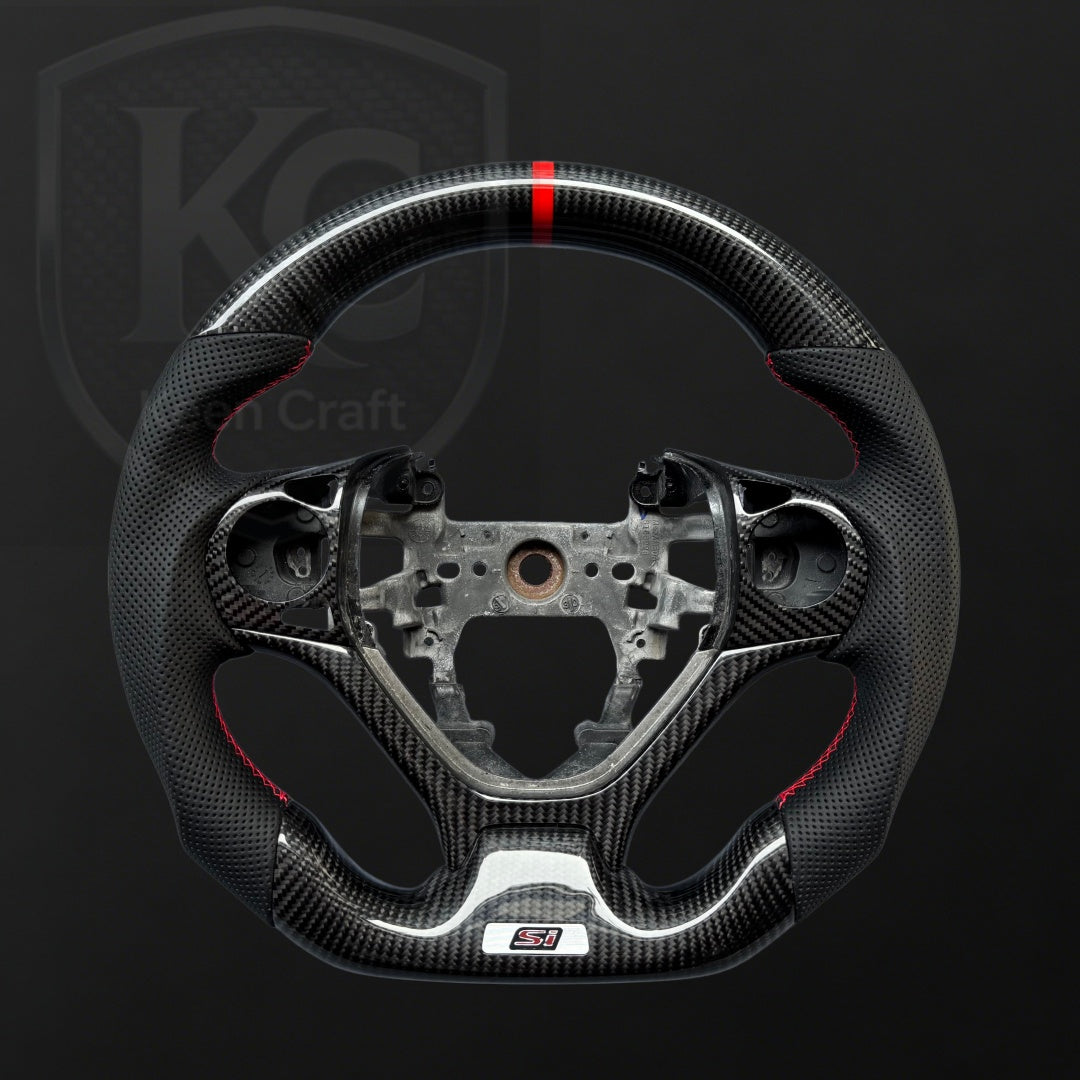 Honda 2012-2015 Civic Carbon Fiber Steering Wheel| Keen Craft
