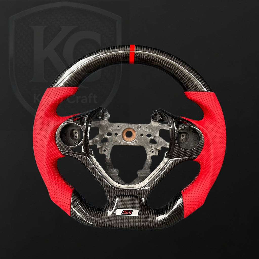Honda 2012-2015 Civic Carbon Fiber Steering Wheel| Keen Craft