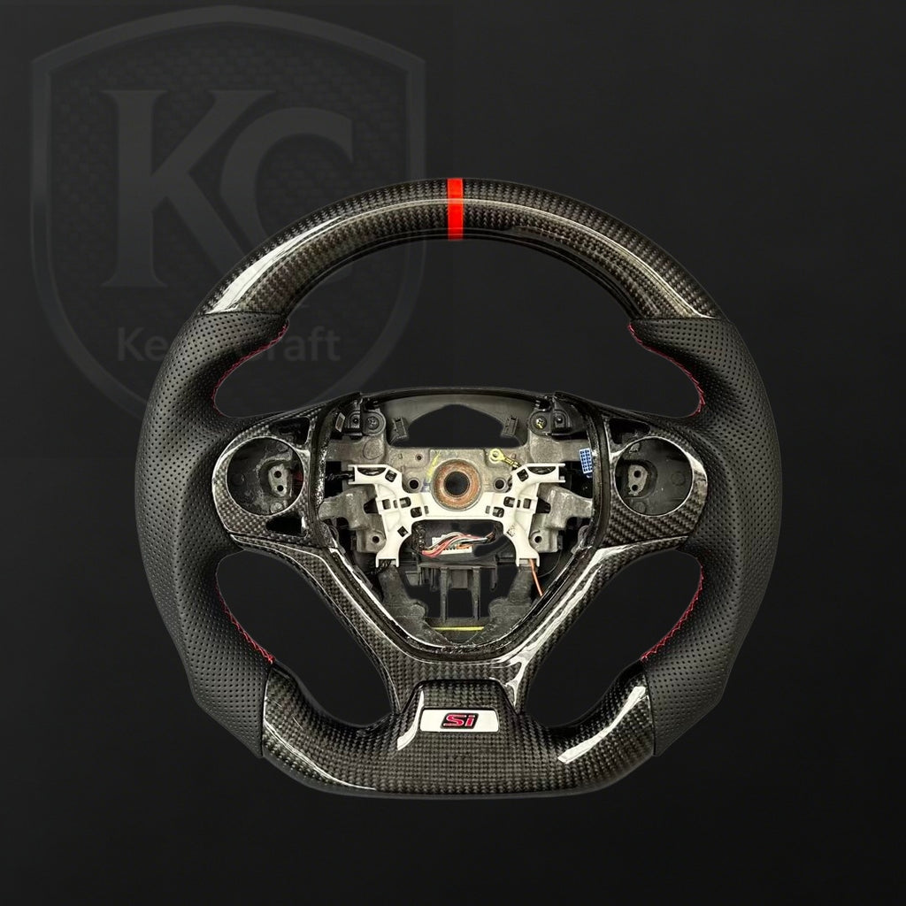 Honda 2012-2015 Civic Carbon Fiber Steering Wheel| Keen Craft