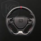 Honda 2012-2015 Civic Carbon Fiber Steering Wheel| Keen Craft