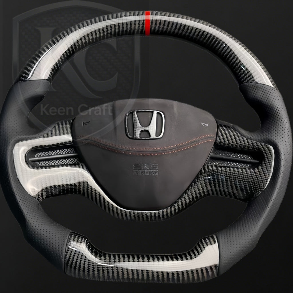 Honda 8th Gen Civic (06-11) Carbon Fiber Steering Wheel | Keen Craft