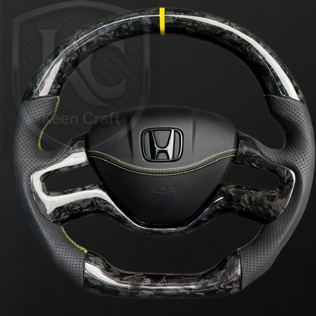 Honda 8th Gen Civic (06-11) Carbon Fiber Steering Wheel | Keen Craft