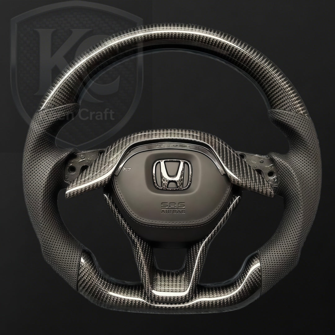 (2018–2022) Honda Accord 10th Gen Carbon Fiber Steering Wheel | Keen Craft