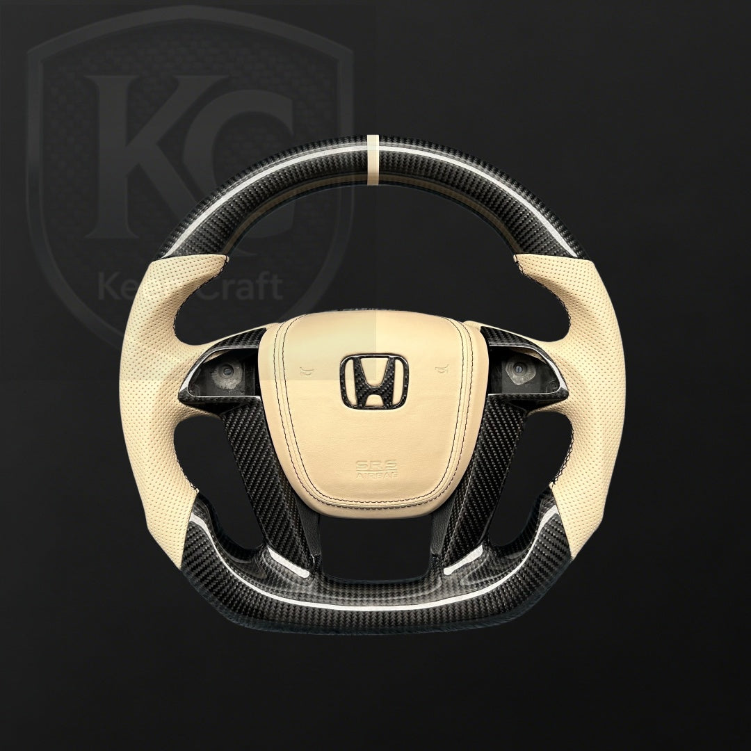 Honda 2008-2012 Accord / 2009-2015 Pilot Carbon Fiber Steering Wheel | Keen Craft