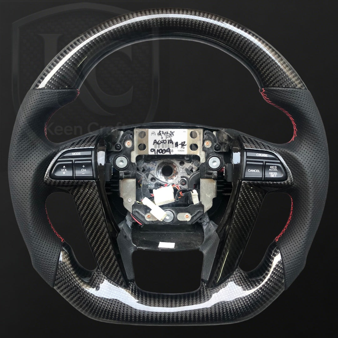 Honda 2008-2012 Accord / 2009-2015 Pilot Carbon Fiber Steering Wheel | Keen Craft