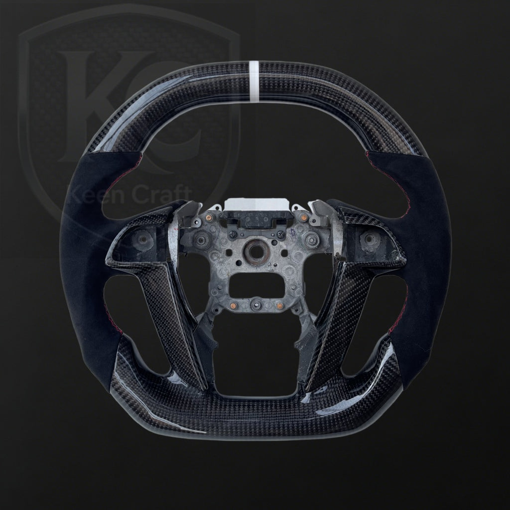 Honda 2008-2012 Accord / 2009-2015 Pilot Carbon Fiber Steering Wheel | Keen Craft