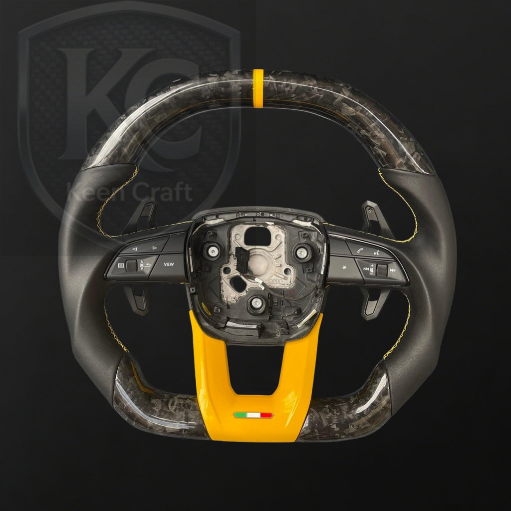 Lamborghini 2019-2026 Urus Carbon Fiber Steering Wheel | Keen Craft