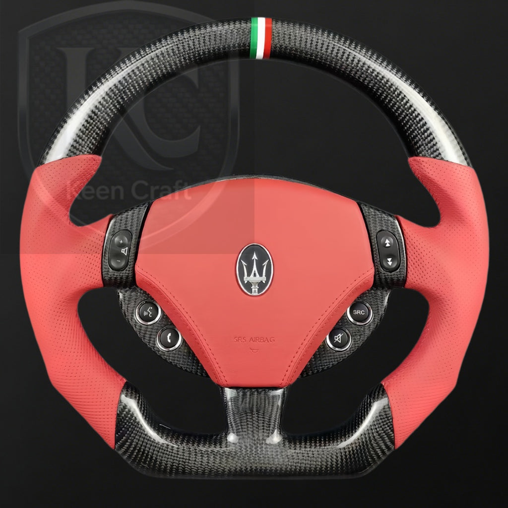 Maserati Quattroporte GranTurismo 2003-2014 Carbon Fiber Steering Wheel | Keen Craft