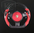 Porsche 911 GT3 Boxster Cayman Cayenne Panamera Carbon Fiber Steering Wheel| Keen Craft