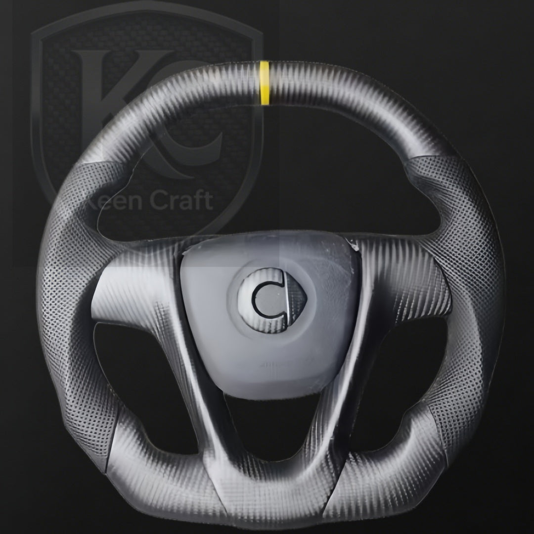 Smart Fortwo 451 Carbon Fiber Steering Wheel | Keen Craft