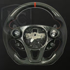 Smart Fortwo 453 Carbon Fiber Steering Wheel with Paddle shifter  | Keen Craft
