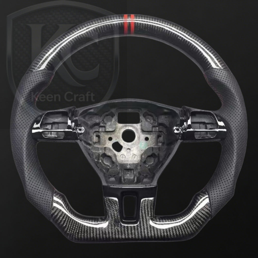 VW Golf MK6 2010-2014 Carbon fiber steering wheel| Keen Craft
