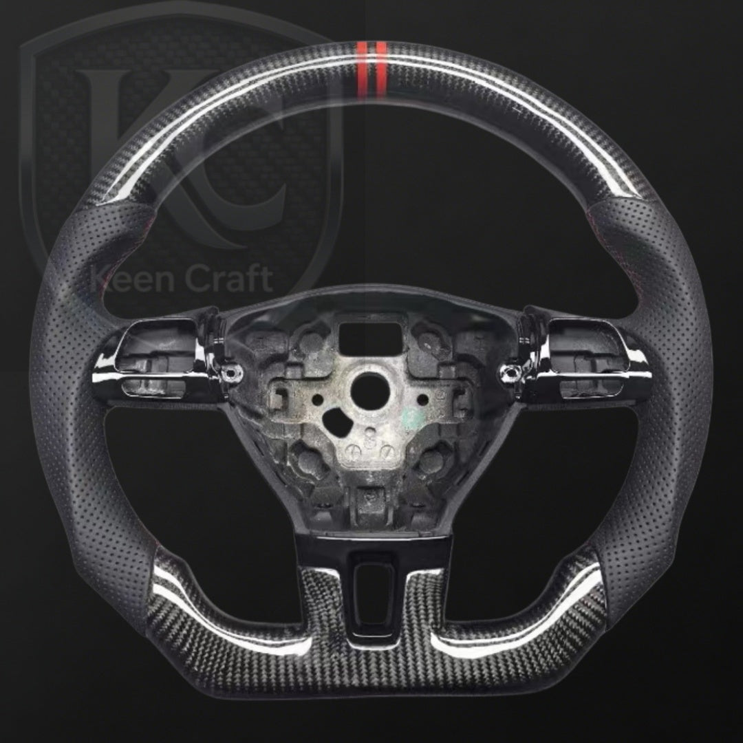 VW Golf MK6 2010-2014 Carbon fiber steering wheel| Keen Craft