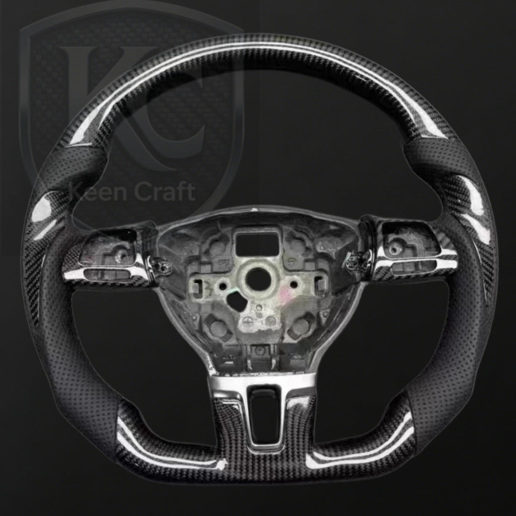 VW Golf MK6 2010-2014 Carbon fiber steering wheel| Keen Craft