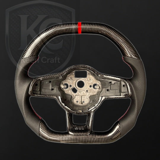 VW 2015-2021 MK7 MK7.5 GTI R Jetta GLI  Carbon fiber steering wheel| Keen Craft