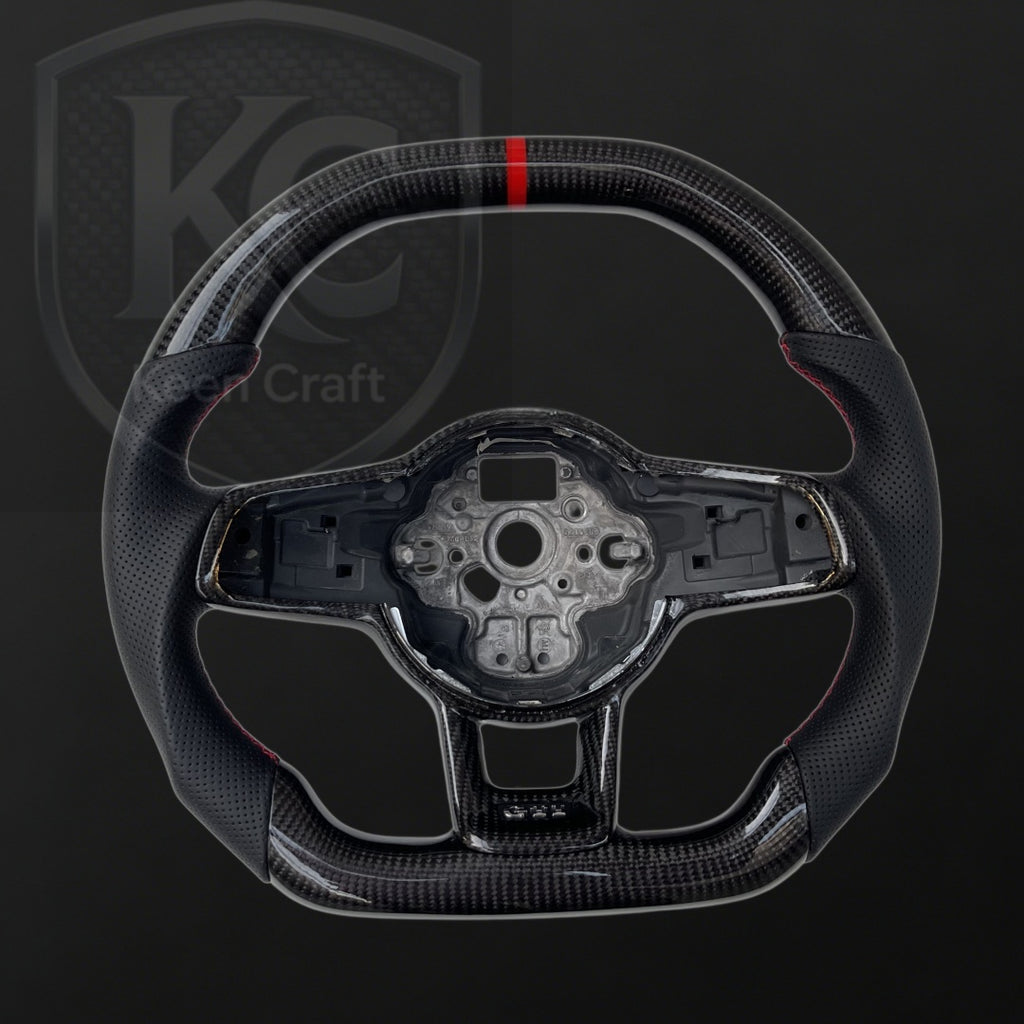 VW 2015-2021 MK7 MK7.5 GTI R Jetta GLI  Carbon fiber steering wheel| Keen Craft