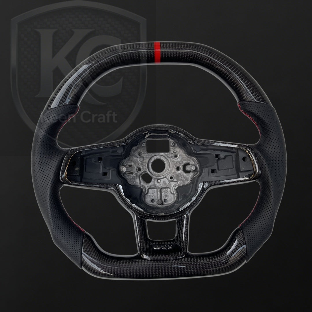 VW 2015-2021 MK7 MK7.5 GTI R Jetta GLI  Carbon fiber steering wheel| Keen Craft