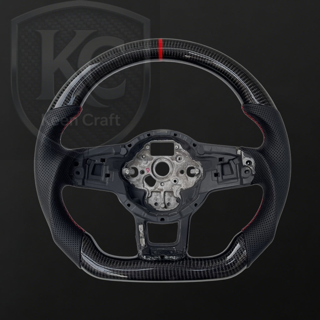 VW 2015-2021 MK7 MK7.5 GTI R Jetta GLI  Carbon fiber steering wheel| Keen Craft