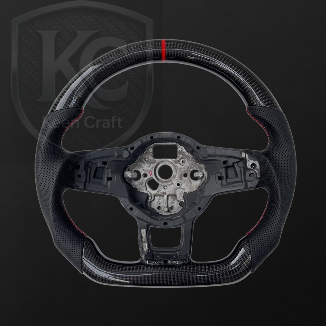 VW 2015-2021 MK7 MK7.5 GTI R Jetta GLI  Carbon fiber steering wheel| Keen Craft