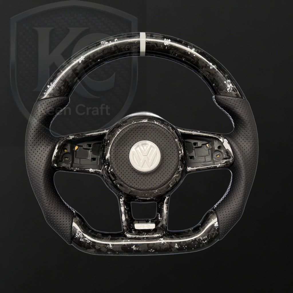 VW 2015-2021 MK7 MK7.5 GTI R Jetta GLI  Carbon fiber steering wheel| Keen Craft