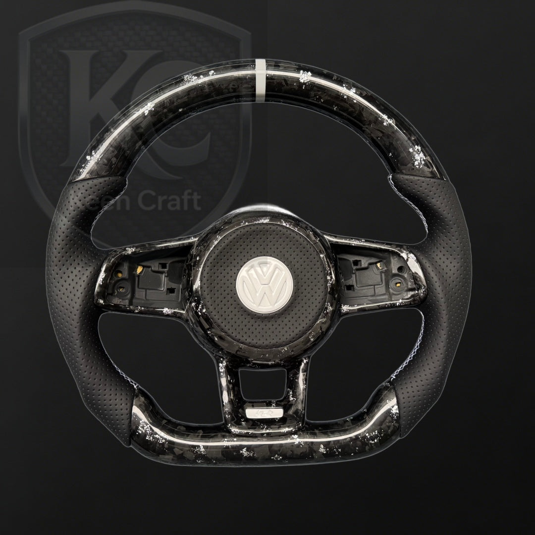 VW 2015-2021 MK7 MK7.5 GTI R Jetta GLI  Carbon fiber steering wheel| Keen Craft