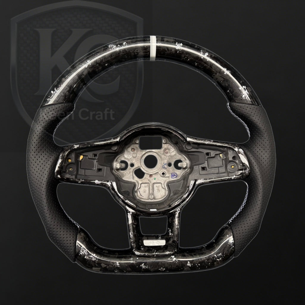 VW 2015-2021 MK7 MK7.5 GTI R Jetta GLI  Carbon fiber steering wheel| Keen Craft