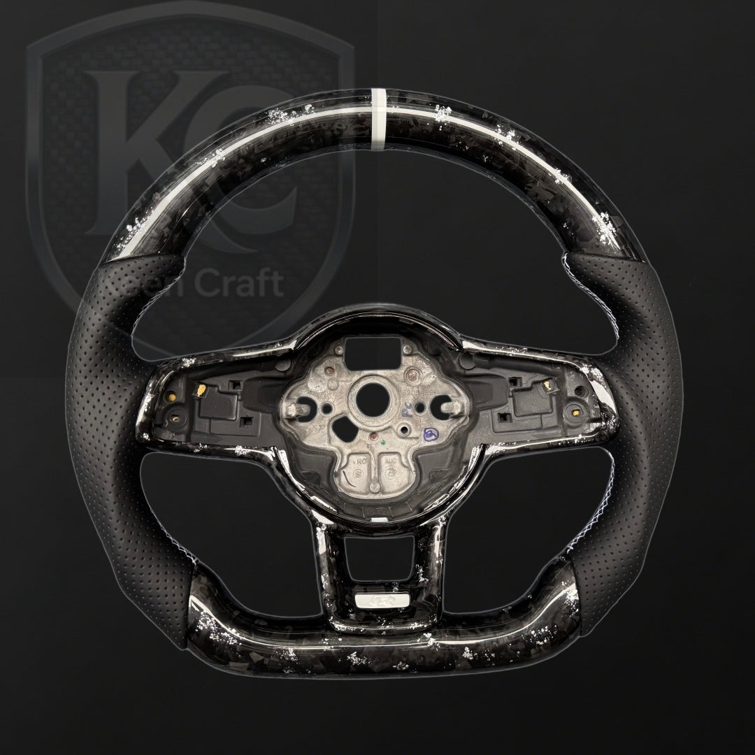 VW 2015-2021 MK7 MK7.5 GTI R Jetta GLI  Carbon fiber steering wheel| Keen Craft