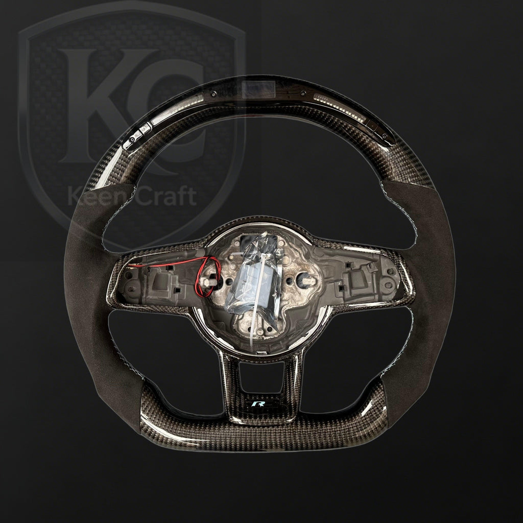 VW 2015-2021 MK7 MK7.5 GTI R Jetta GLI  Carbon fiber steering wheel| Keen Craft