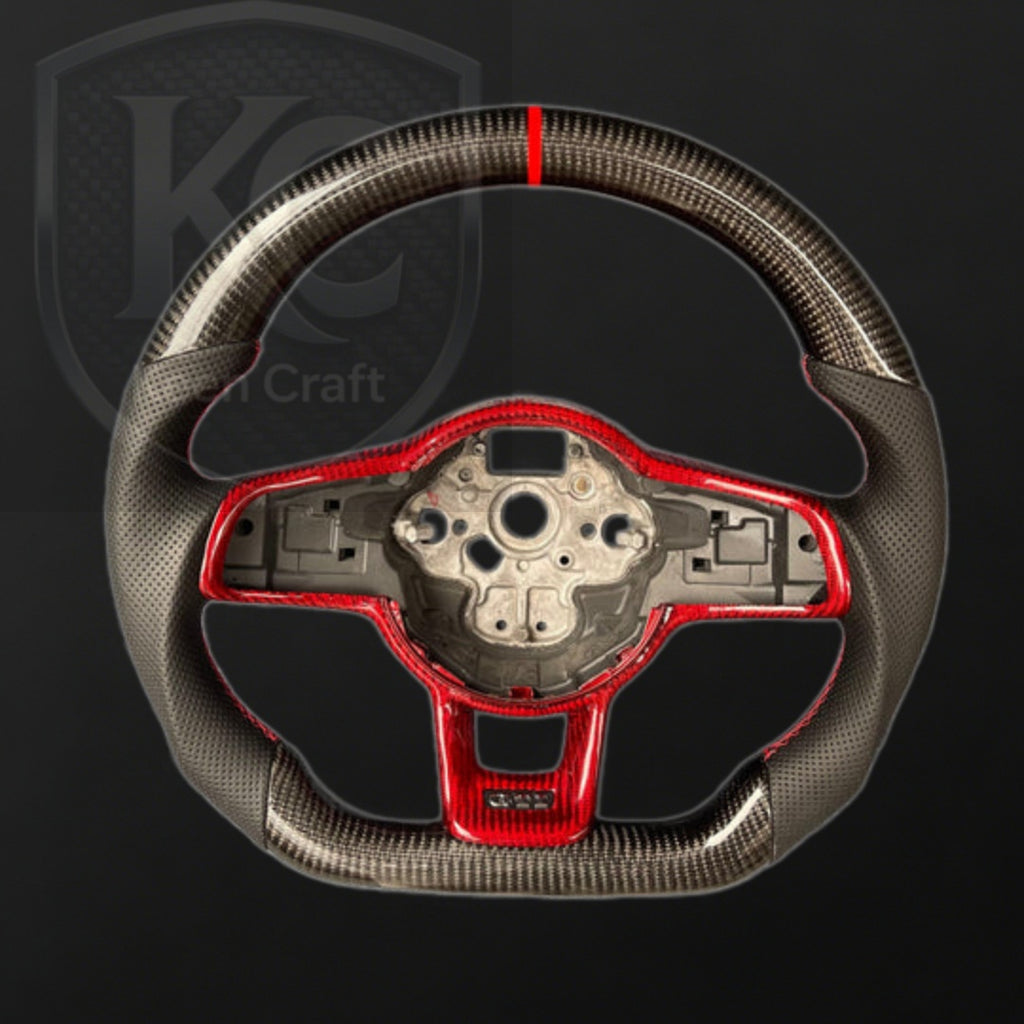 VW 2015-2021 MK7 MK7.5 GTI R Jetta GLI  Carbon fiber steering wheel| Keen Craft